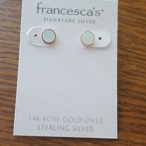 3 for $10 sale! 14k rose gold Pearl earrings